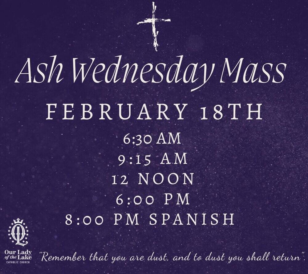 Ash Wednesday Mass