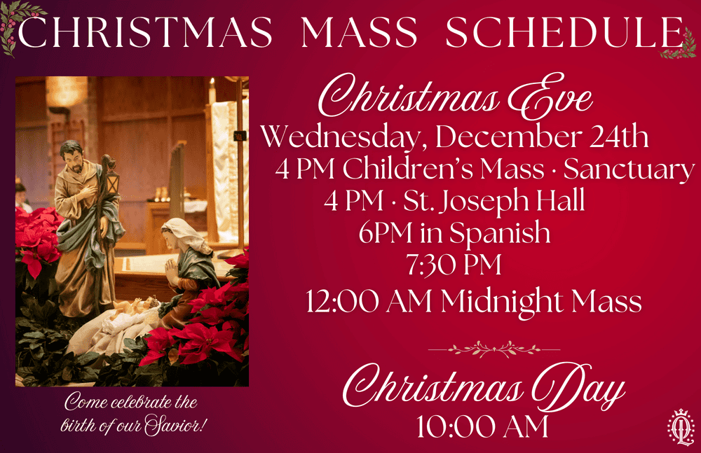 Christmas Mass Schedule 