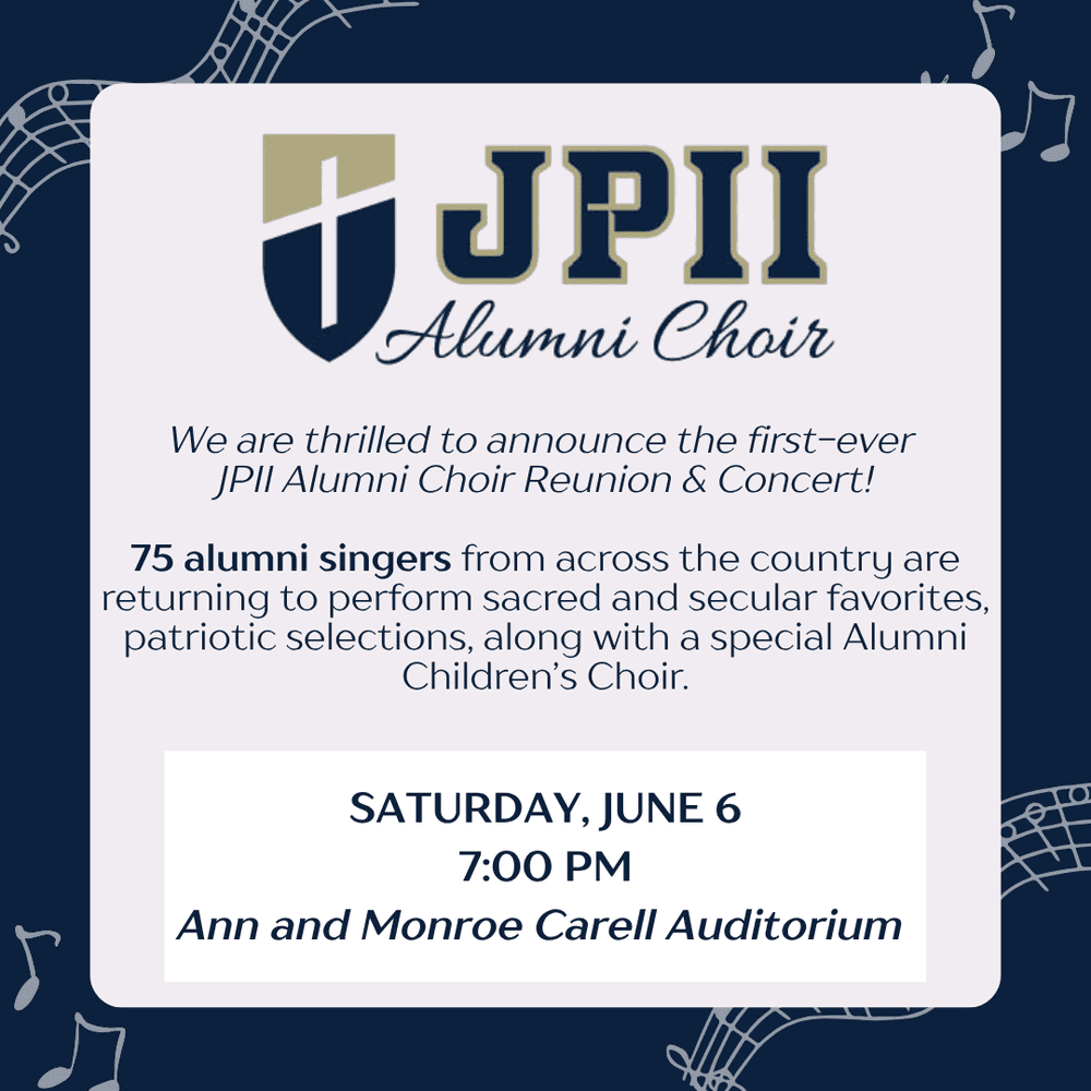 JPII Alumni Choir Reunion & Concert
