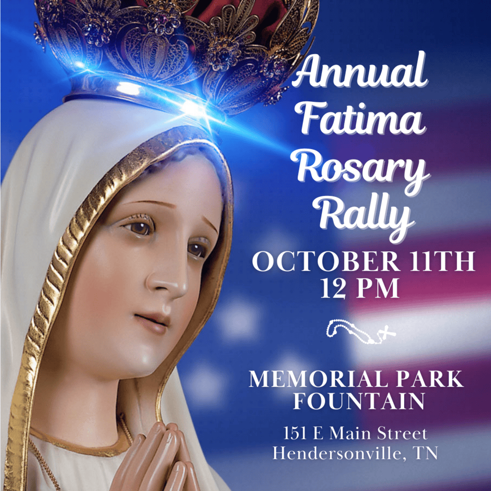 Fatima Rosary Rally