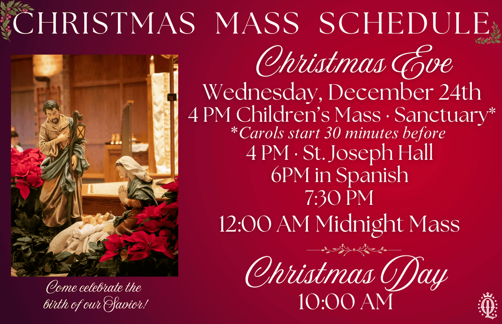 Christmas Mass Schedule 