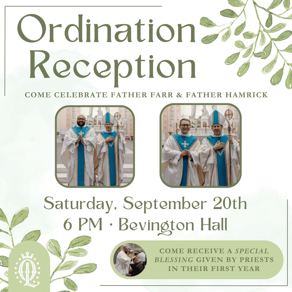 Ordination Reception